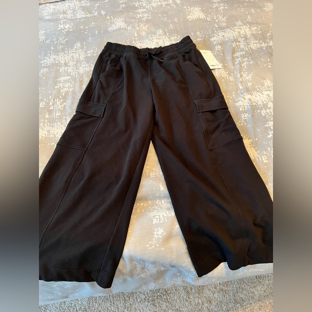 NWT- Athleta Retroterry High Rise Wide Leg Cargo - Picture 9 of 10